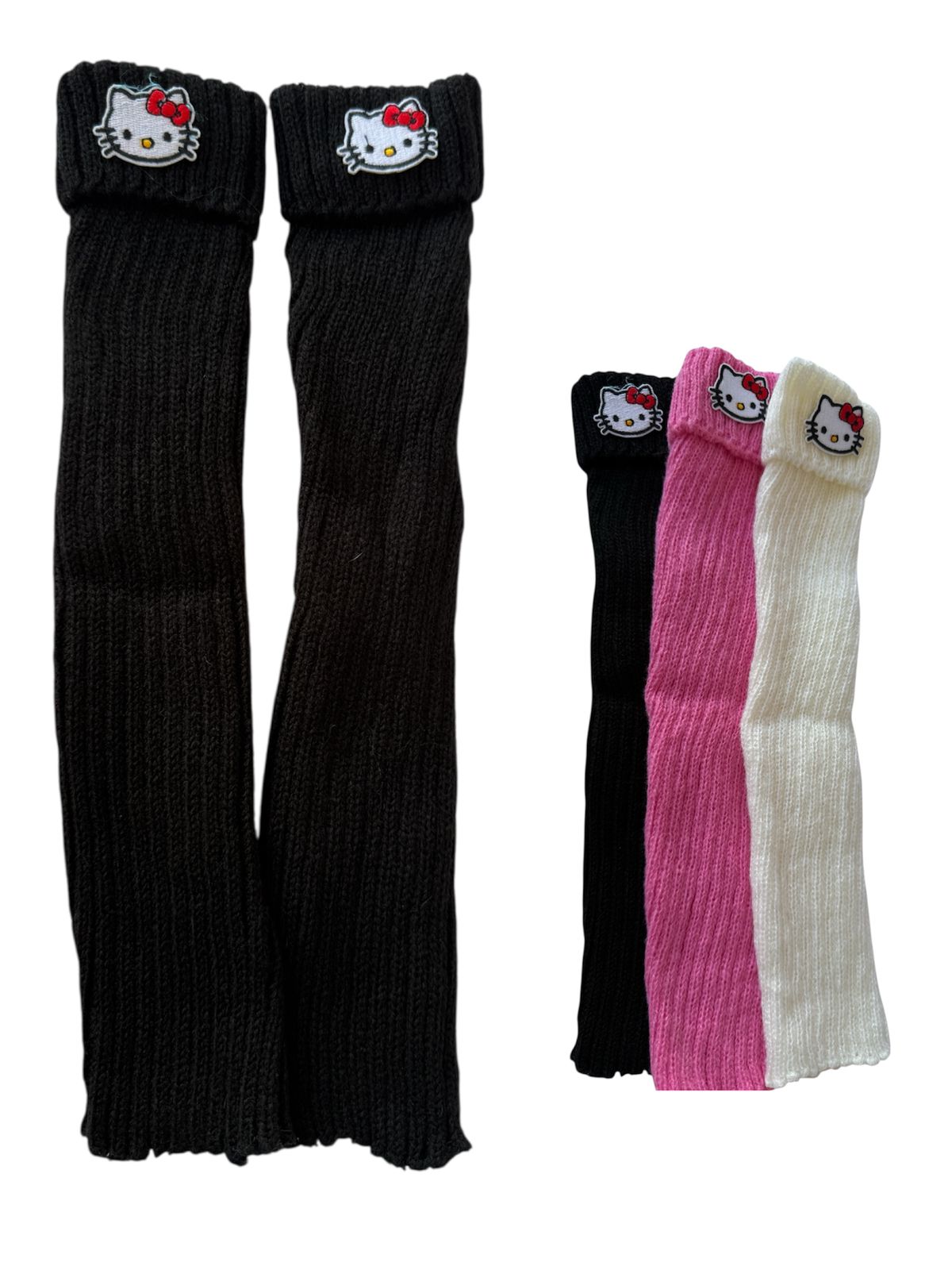 Calentadoras tipo hilo licrado hello kitty