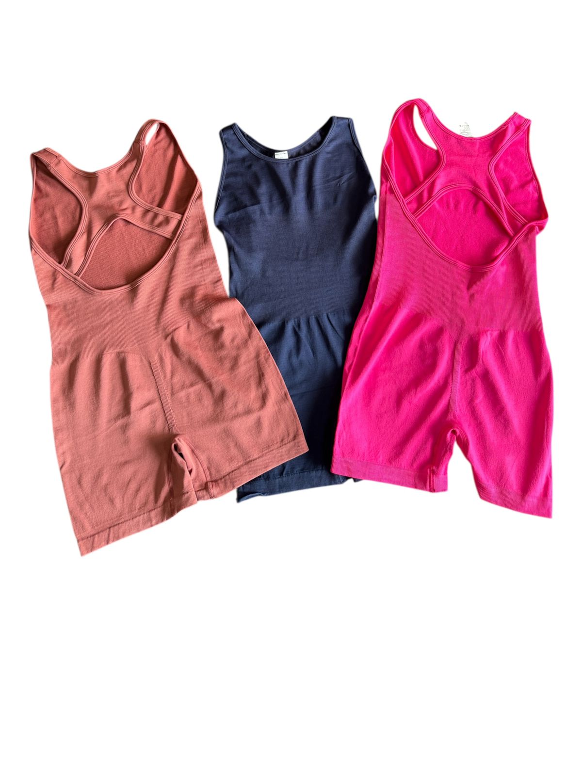 Enterizo corto importado sin manga compresion media